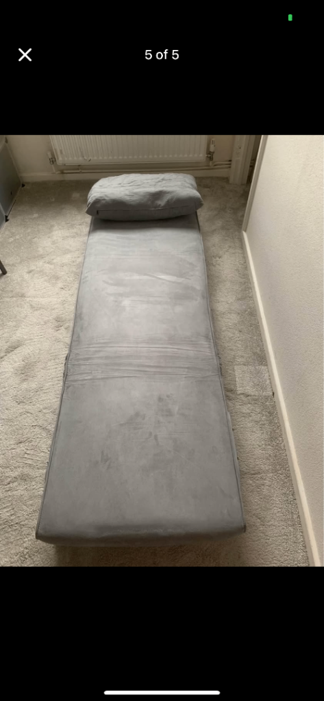 HOMCOM Modern 2-In-1 Design Single Sofa Bed Sleeper