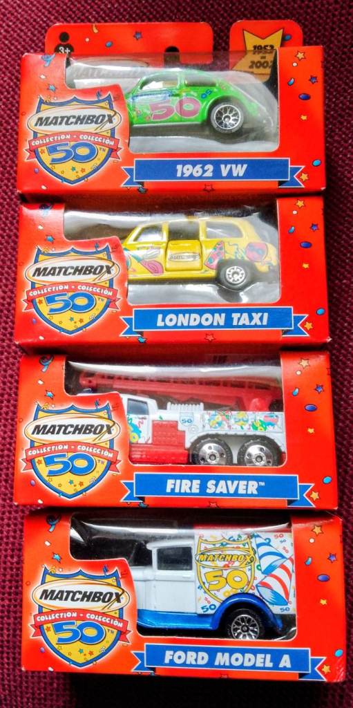 Matchbox 50th anniversary models 