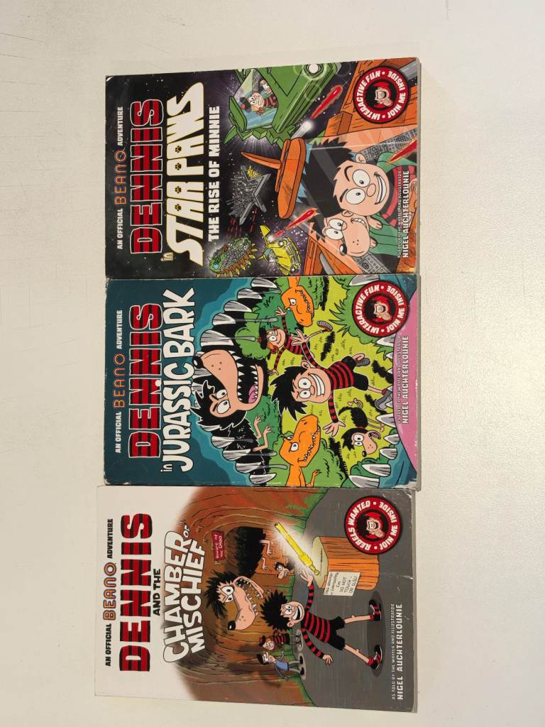 Beano Dennis Adventure Series – 3 Books by Nigel Auchterlounie