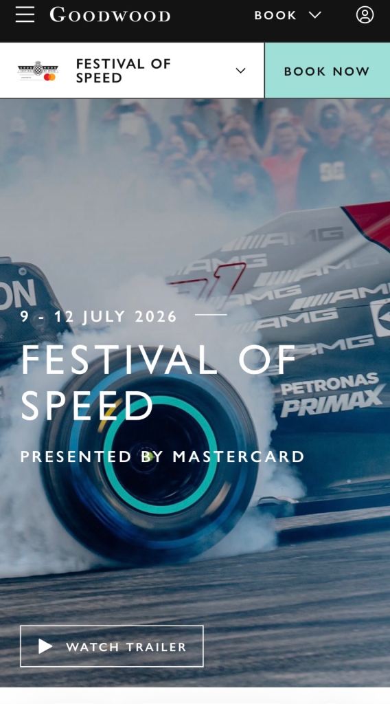 Goodwood festival of speed tickets 2026