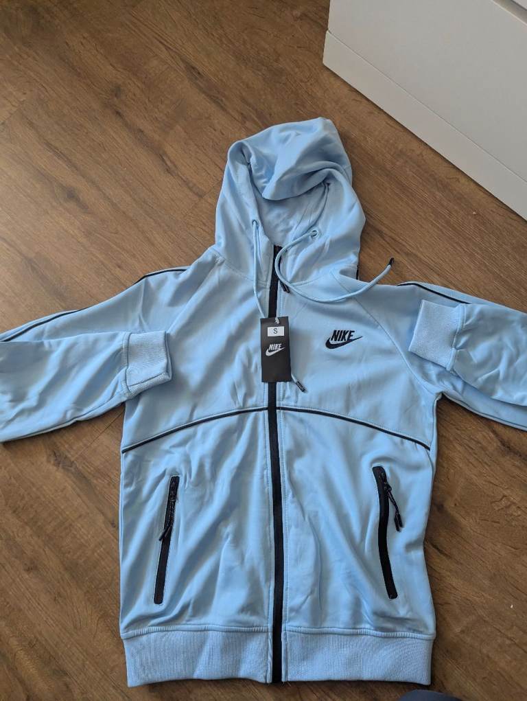 New Nike Blue Tracksuit Top & Bottoms