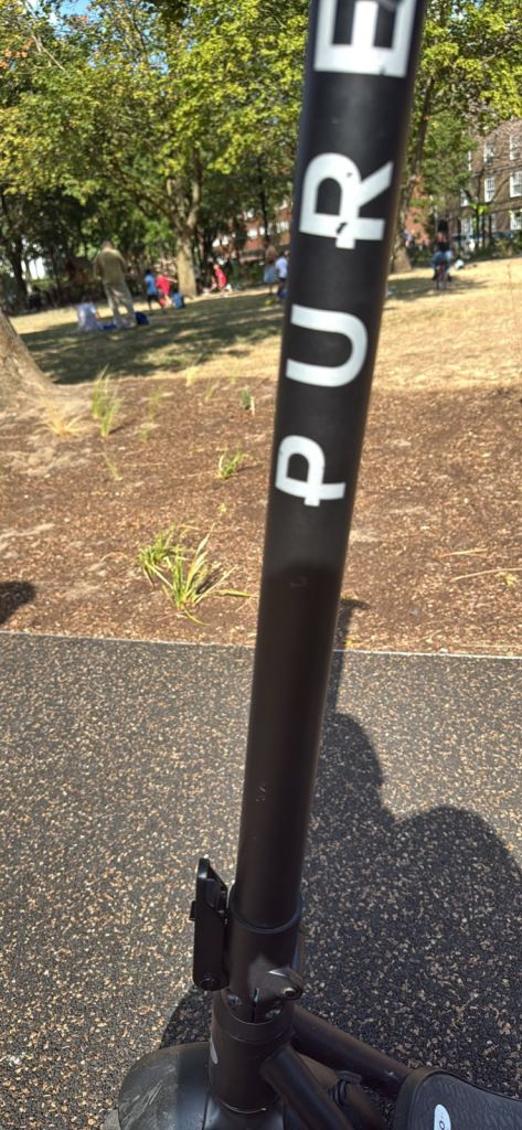 Pure Air5 Pro Electric Scooter – Black, Fair Condition