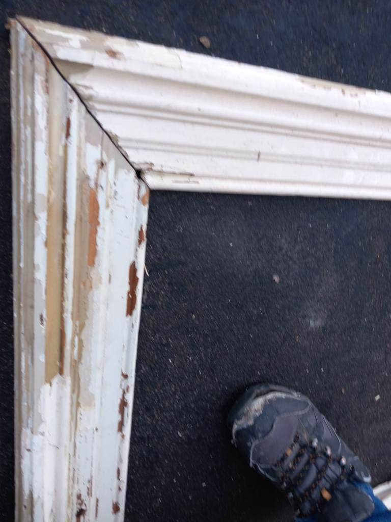 Vintage Victorian internal door trim