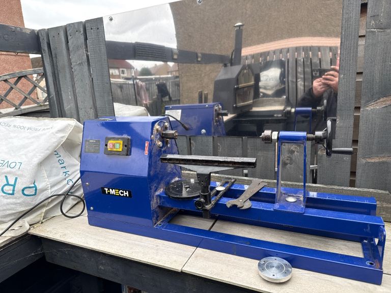 T-Mech Wood Lathe Turning Machine – Good Condition