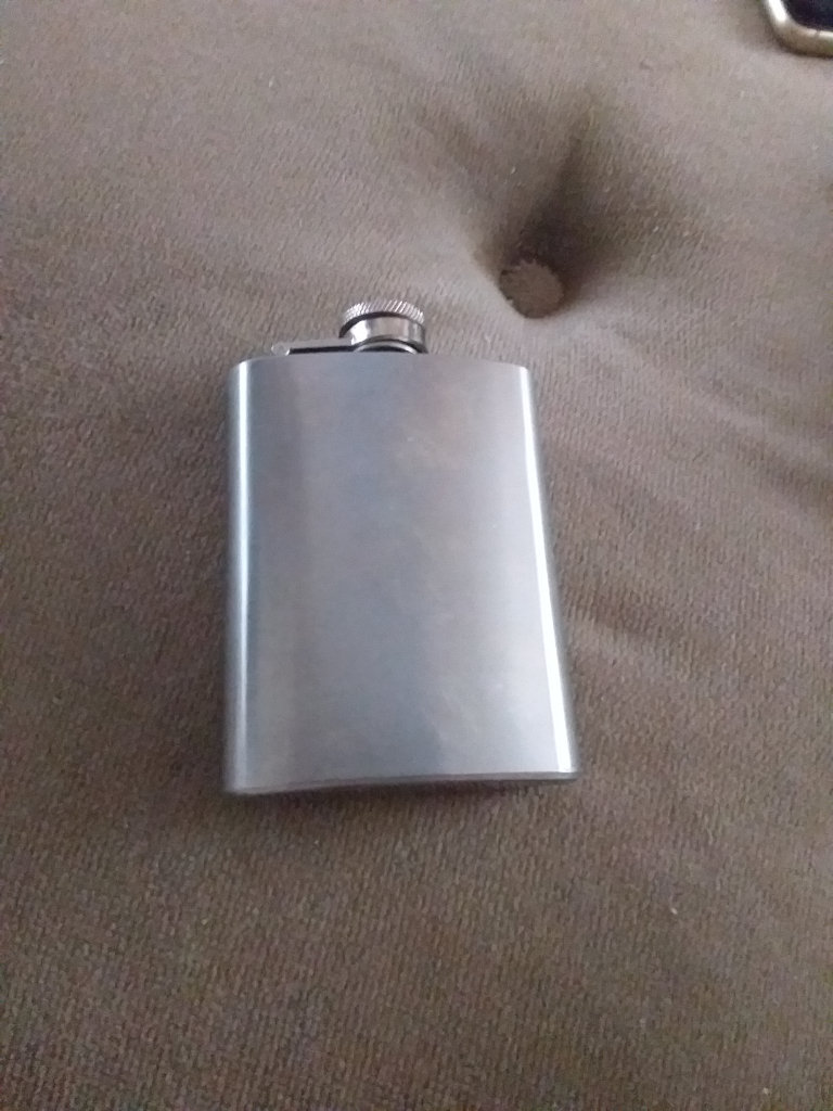 Small Stainless Steel Hip Flask for sale.