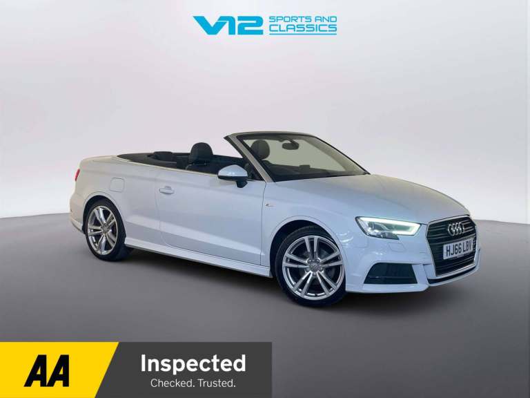2016 Audi A3 Cabriolet 2.0 TDI S line Convertible 2dr Diesel Manual Euro 6 (s/s) (150 ps) Convert...