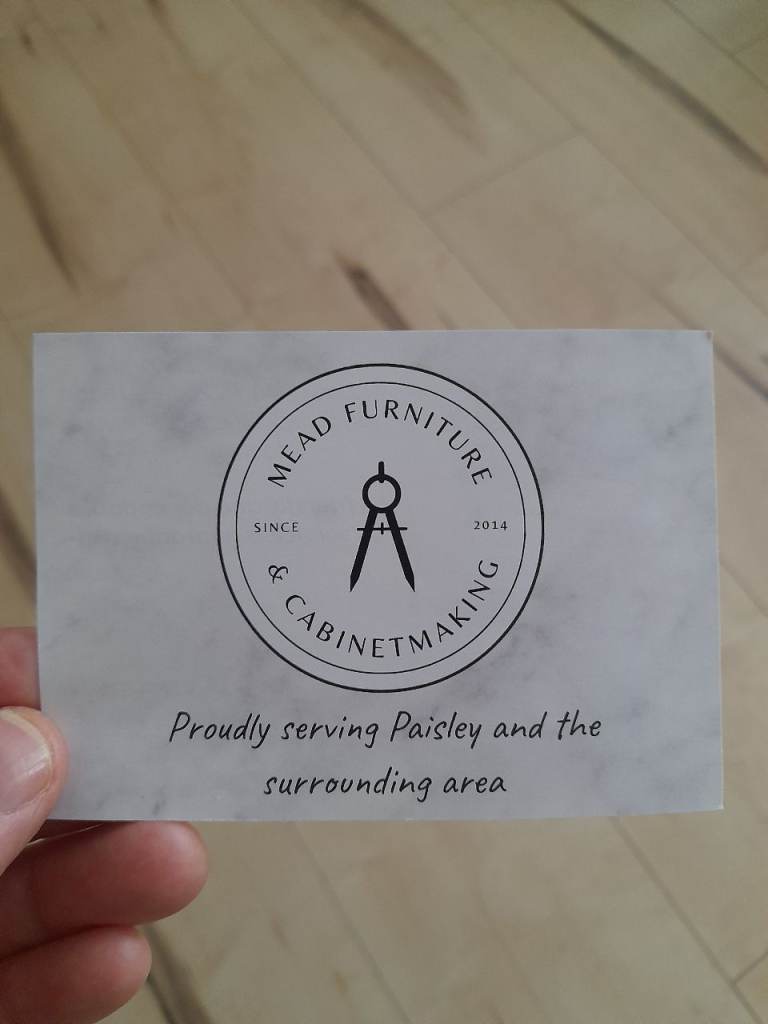 Friendly and dependable joiner and cabinetmaker!