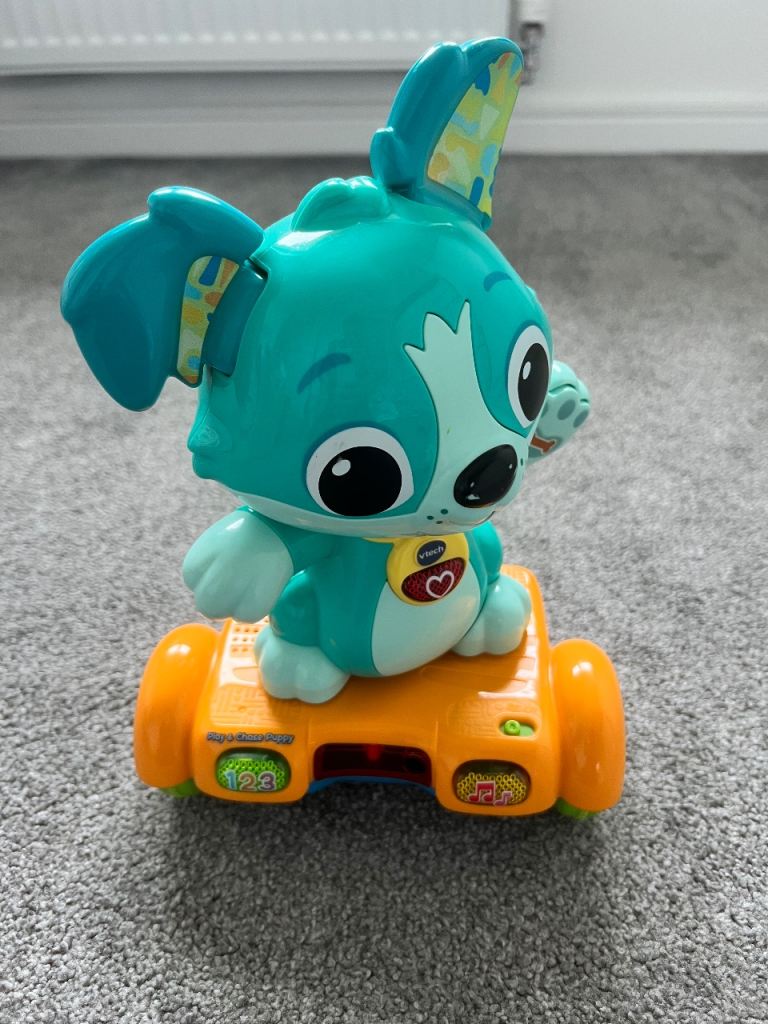 VTech Play & Chase Puppy Toy with Sounds & Lights