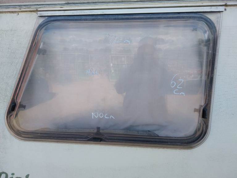 ABI caravan nearside window 