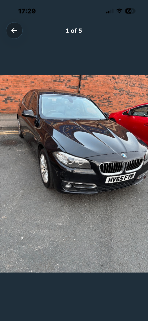 BMW, 5 SERIES, Saloon, 2015, Semi-Auto, 1995 (cc), 4 doors