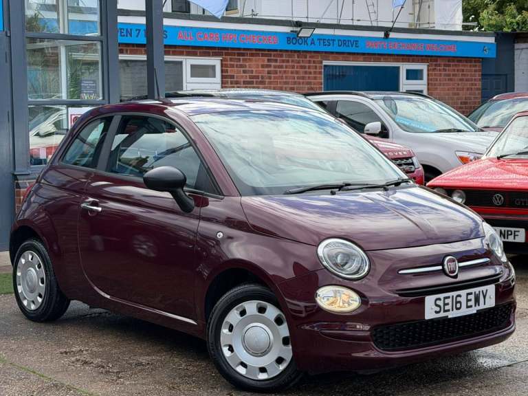 2016 Fiat 500 1.2 Pop Hatchback 3dr Petrol Manual Euro 6 (s/s) (69 bhp) HATCHBACK Petrol Manual