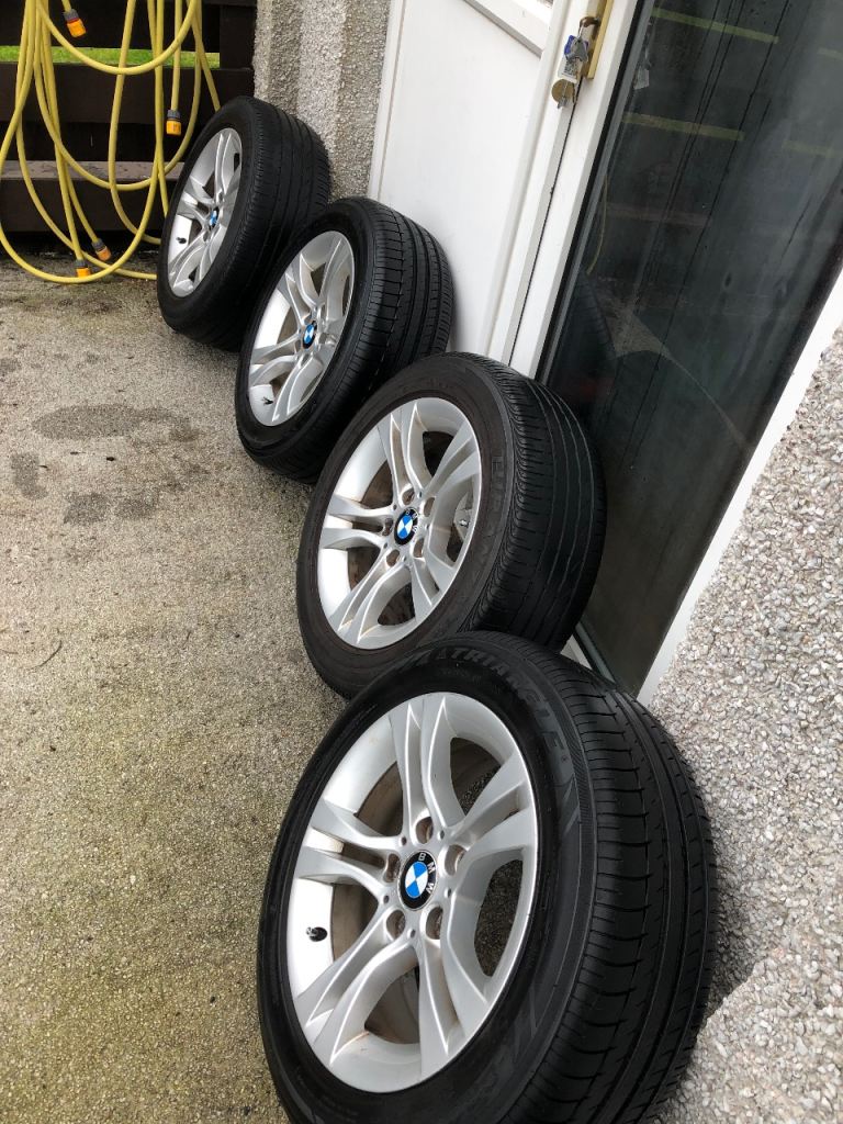Car wheels and Tyres 16”. Off my bmw 318i