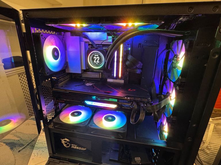 Gaming Pc, ultra 5 225f, Rx 6900 xt, 48Gb 6000 Mhz