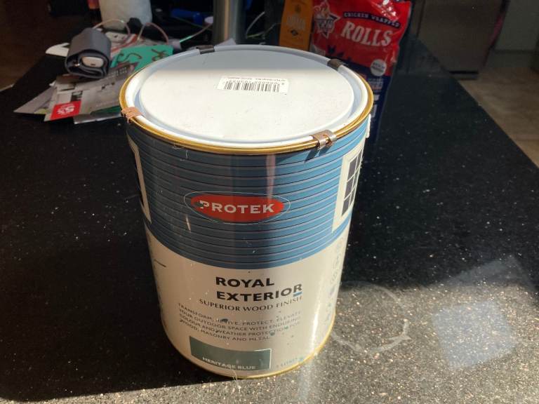 Protek Royal Exterior Finish Five Litres -Heritage Blue