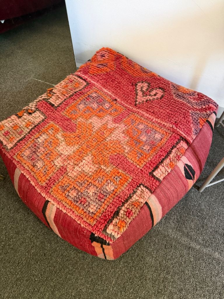 Moroccan Style Floor Pouffe / Bean Bag – Good Condition
