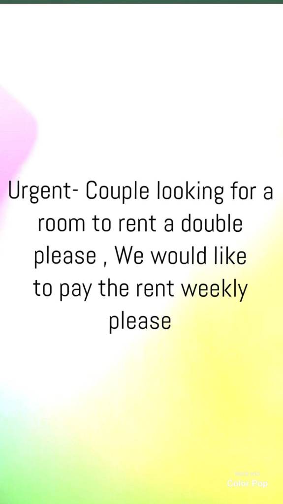 Urgent - Couple looking for a room to rent or a studio flat to rent please