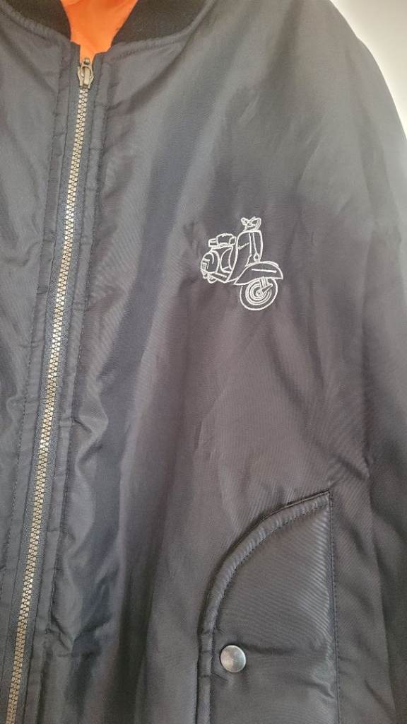 Men's Black Bomber Jacket 2XL – Good Condition