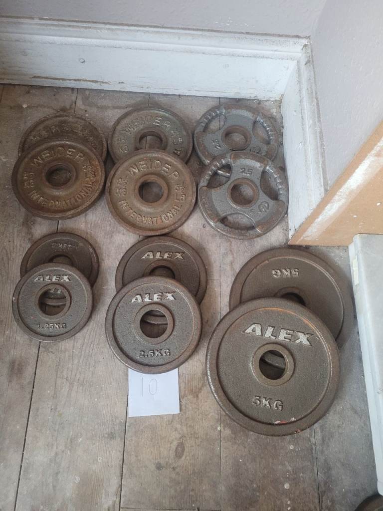 ALEX Weight Plates - Various Sizes, Good Condition