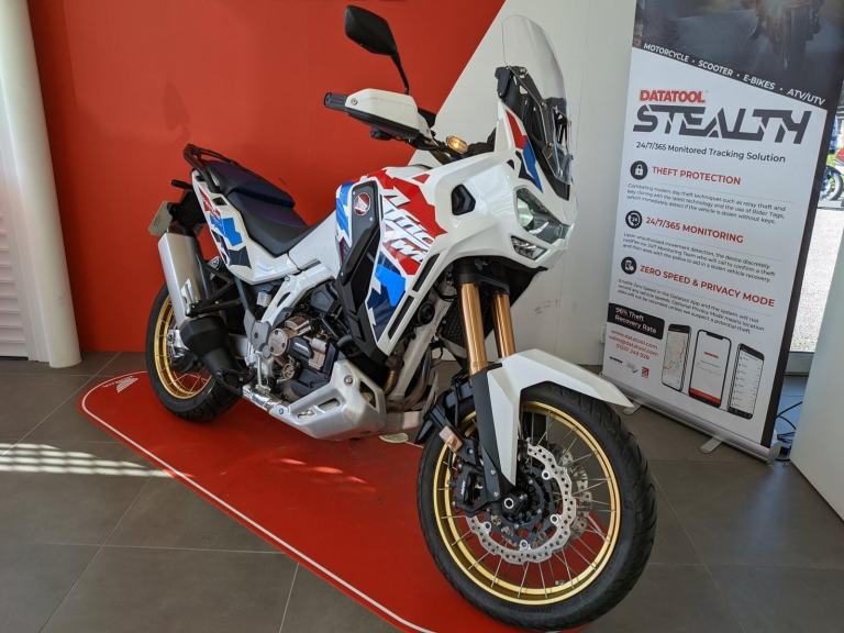 2025 HONDA CRF1100 AFRICA TWIN DCT ES ADVENTURE SPORTS WHITE GOLD WHEELS SUPERB 