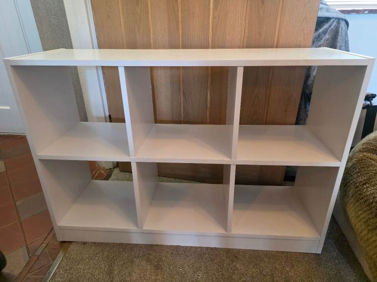 6 compartment storage unit shelving