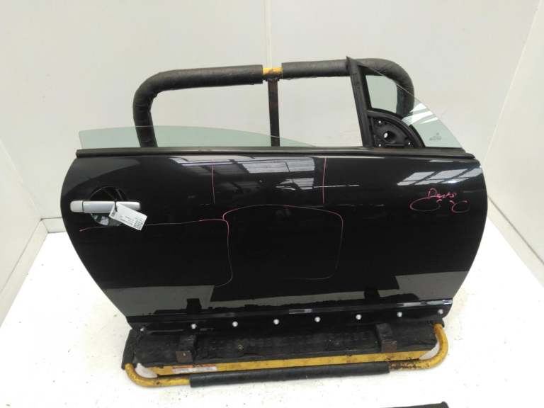 Citroen C3 Pluriel Front Door O/S 2003-2010 Exl - Paint Obsidian Black 3 Door Co