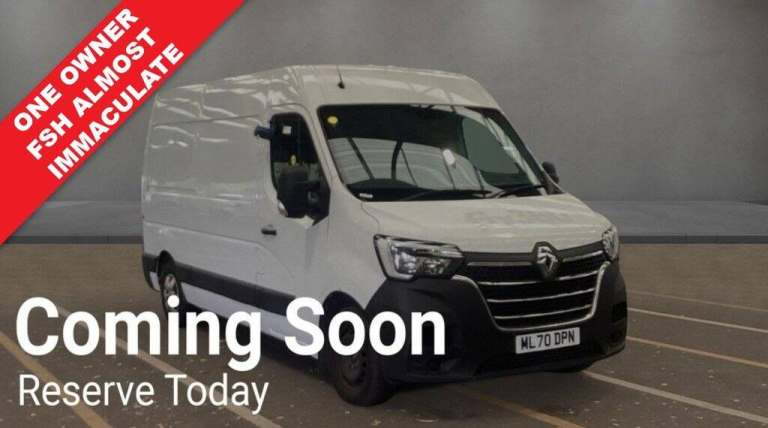 2020 70 RENAULT MASTER 2.3 DCI ENERGY 35 BUSINESS+ MWB MEDIUM ROOF L2 H2 NO VAT