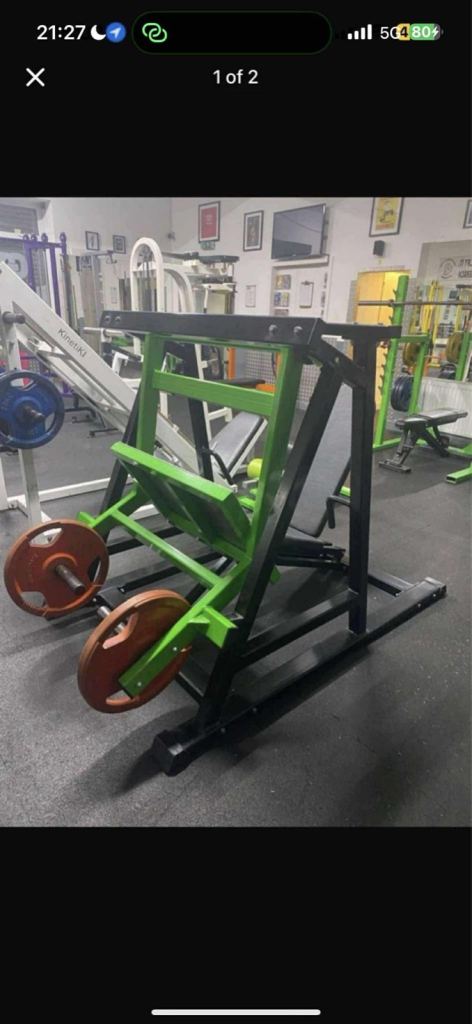 Horizontal Plate Loaded Leg Press    Delivery £150 Available 1