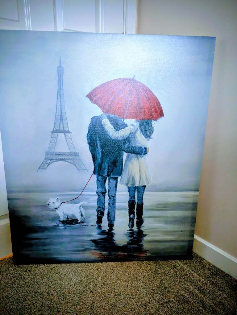 image for Wall canvas - romantic couple