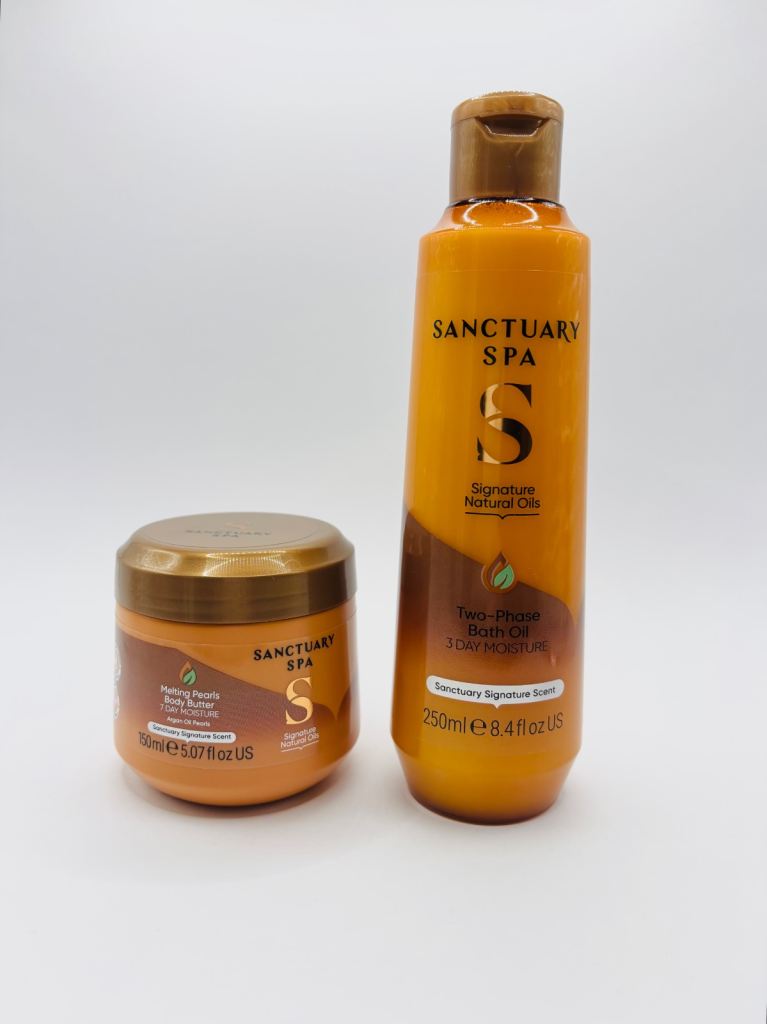 Sanctuary Spa Two Phase Bath Oil & Melting Pearls Body Butter Bundle/Set