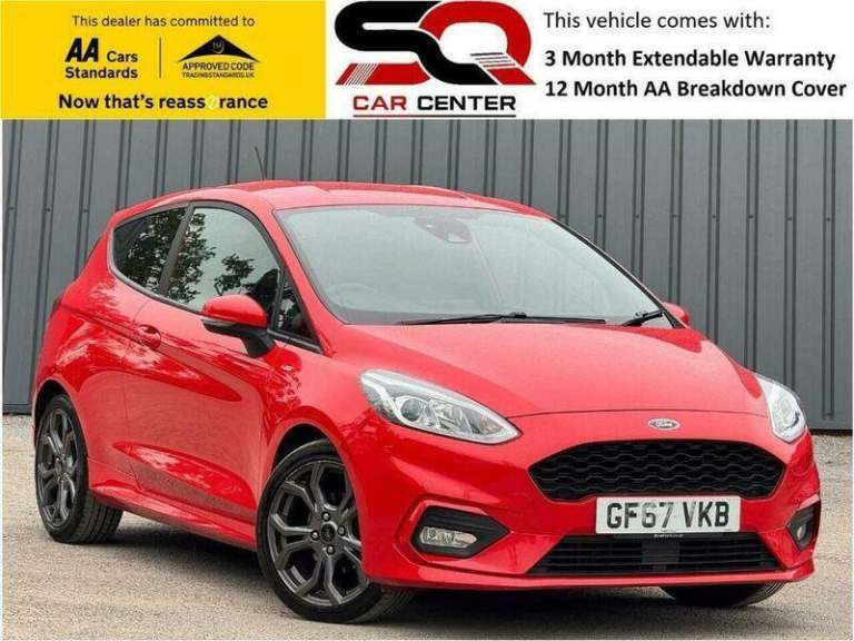 2017 Ford Fiesta 1.0T EcoBoost ST-Line Euro 6 (s/s) 3dr HATCHBACK Petrol Manual