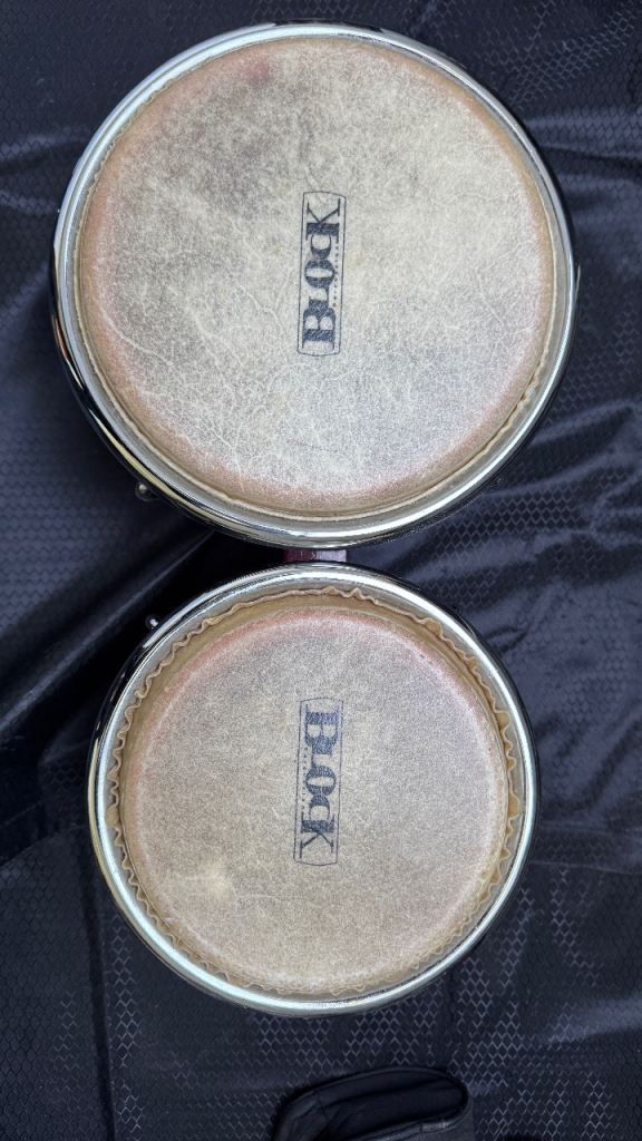 Bloc Bongos Red Pair – Good Condition, Great Sound, Ready to Play