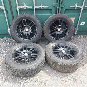 19 LANDROVER DEFENDER DISCOVERY ALLOY WHEELS GOODYEAR WRANGLER TYRES ALL TERRAIN