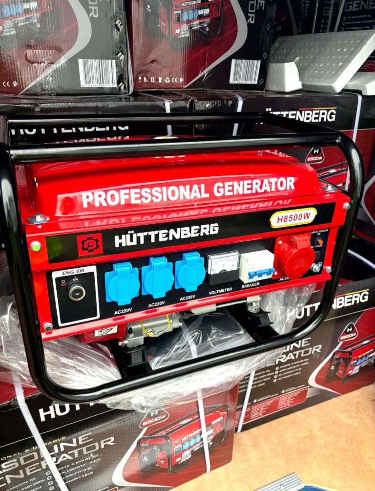 8 generators left in stock £185 inclduing delivery 8.5 Kva german model geneators 