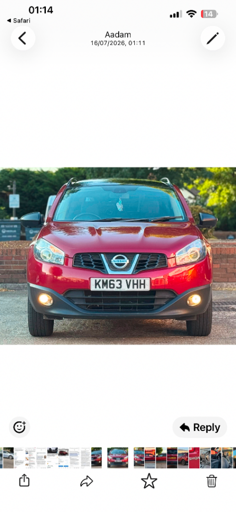 Nissan, QASHQAI+2, Hatchback, 2013, Manual, 1598 (cc), 5 doors