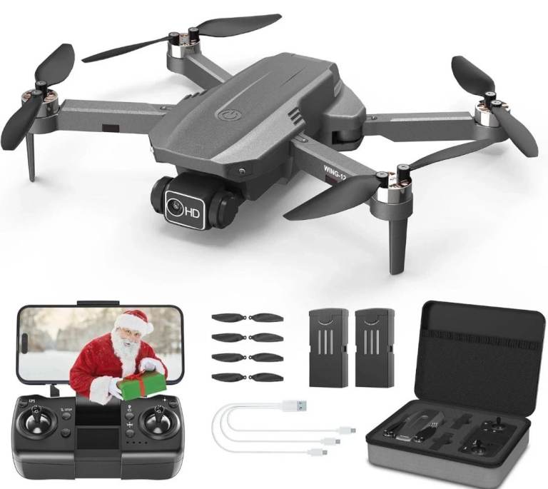 Drone camera sony lens sensor 4k gps follow. Video camera 50min 