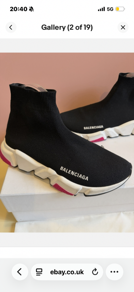 Balenciaga Speed Trainer Sneakers - Black, As Good As New