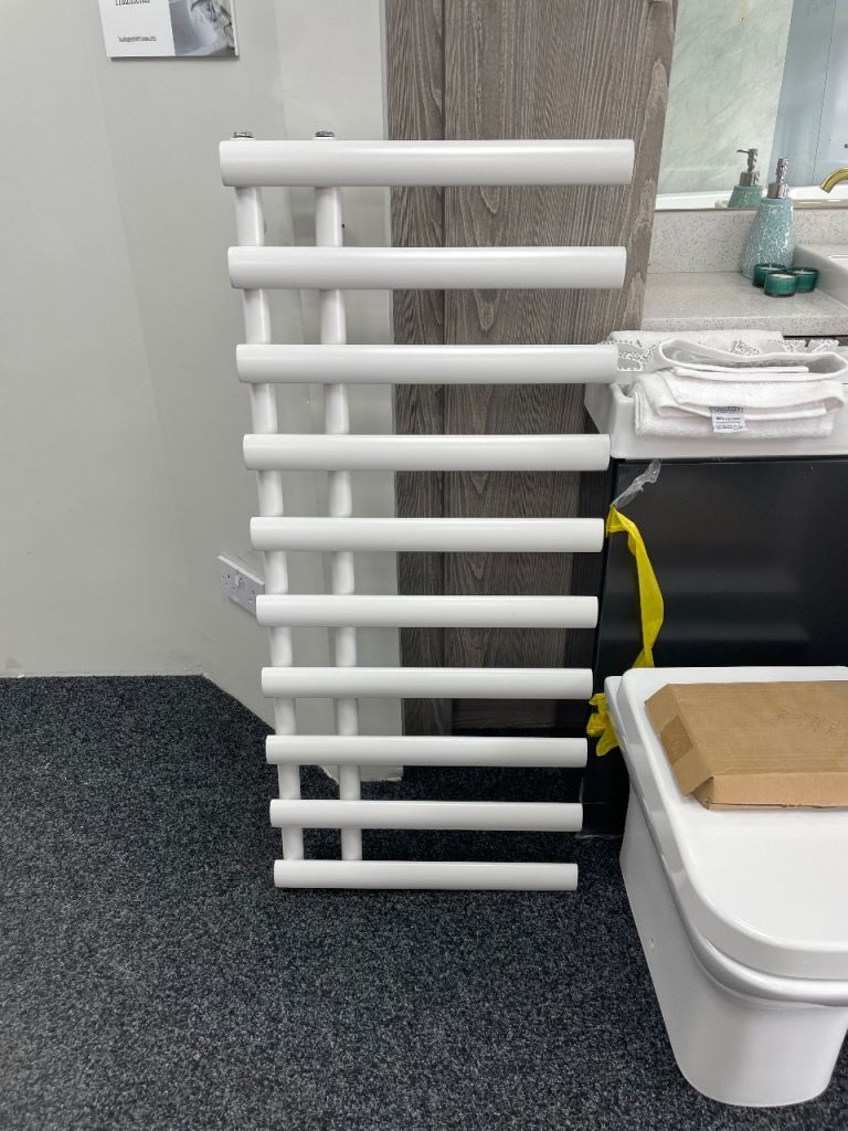 White Ladder Radiator / Towel Rail – Brand New