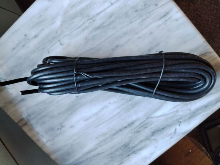 Black TV, catellite Cable 10 m - Good Condition