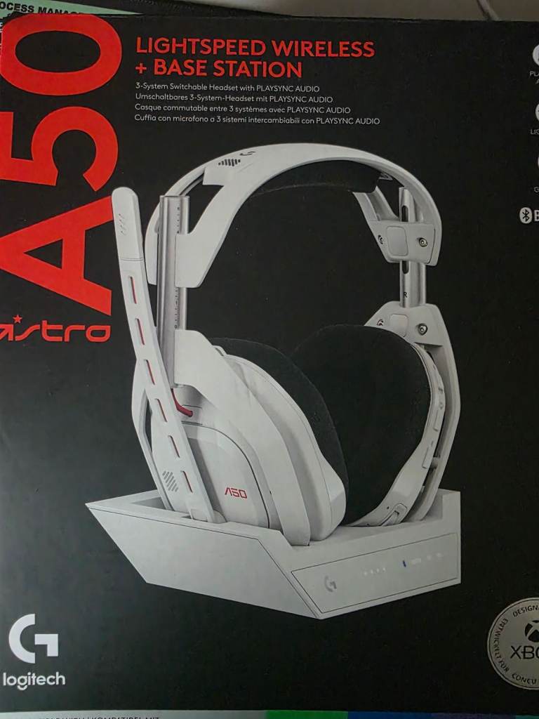 Logitech Astro A50 Wireless Headset + Base Station - New