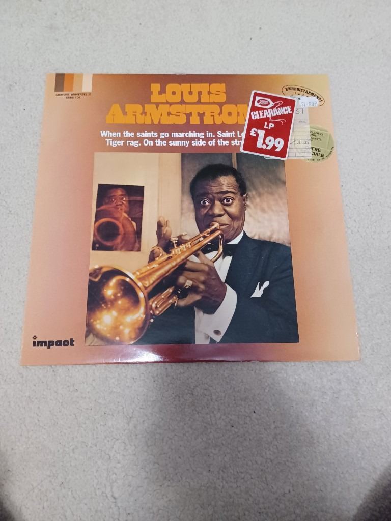 Louis Armstrong 1977 produced in France 6886-404