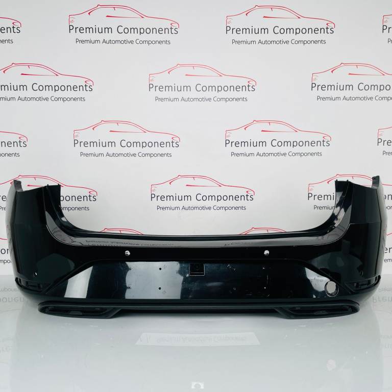 Seat Leon Rear Bumper Skin Genuine Black With Diffuser 2020 – 2024 [ak5]