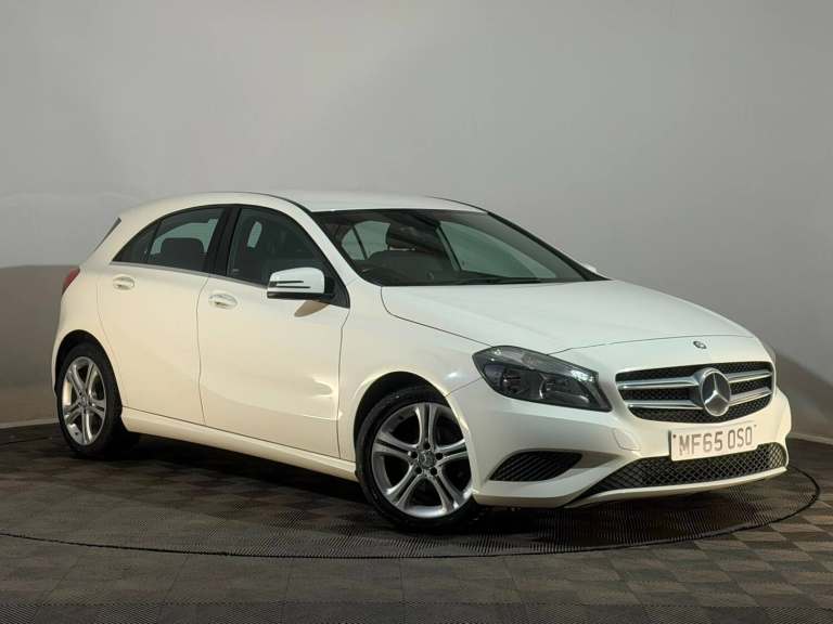WHITE 2015 65 MERCEDES-BENZ A180 SPORT EDITION CDI 1.5 DIESEL 5 DOOR HATCHBACK