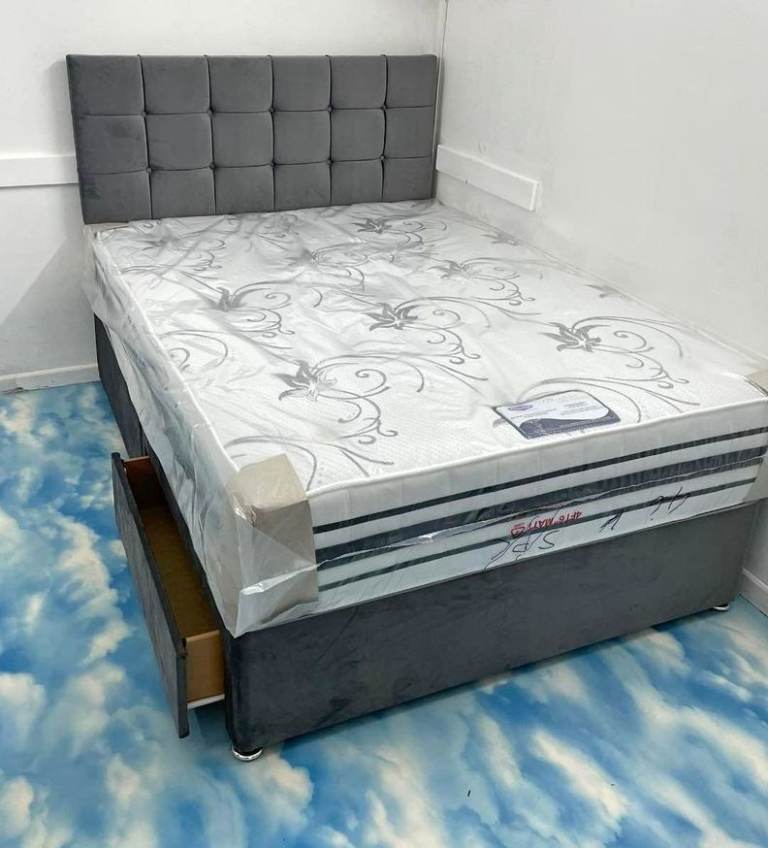  💎 Elegant Rest Double Divan Bed 🛌 Headboard Optional | Cash on Delivery | 21% Off **