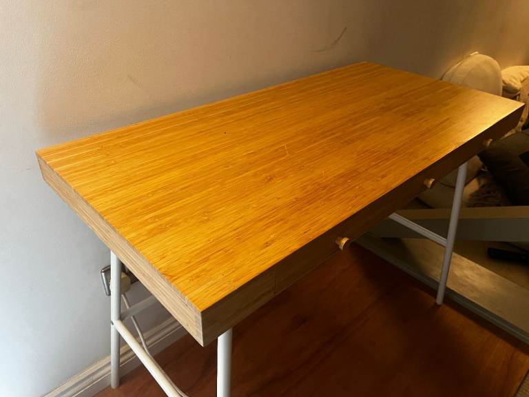 Ikea LILLÅSEN Desk, bamboo, 102x49 cm