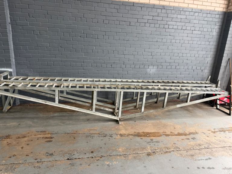 Car showroom ramps. 