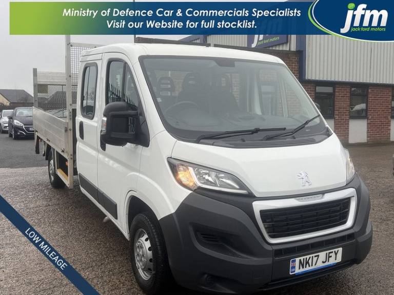 2025 Peugeot Boxer 2.2 HDi 335 L3 LWB Crew Cab Dropside [Tail Lift] Chassis Cab DIESEL Manual