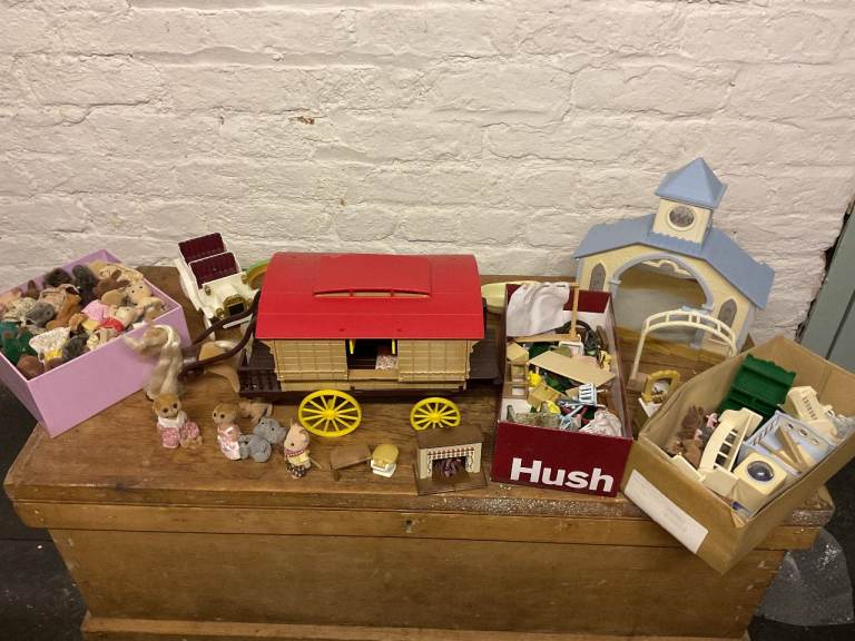 Lots of Sylvanians! Figures and furniture