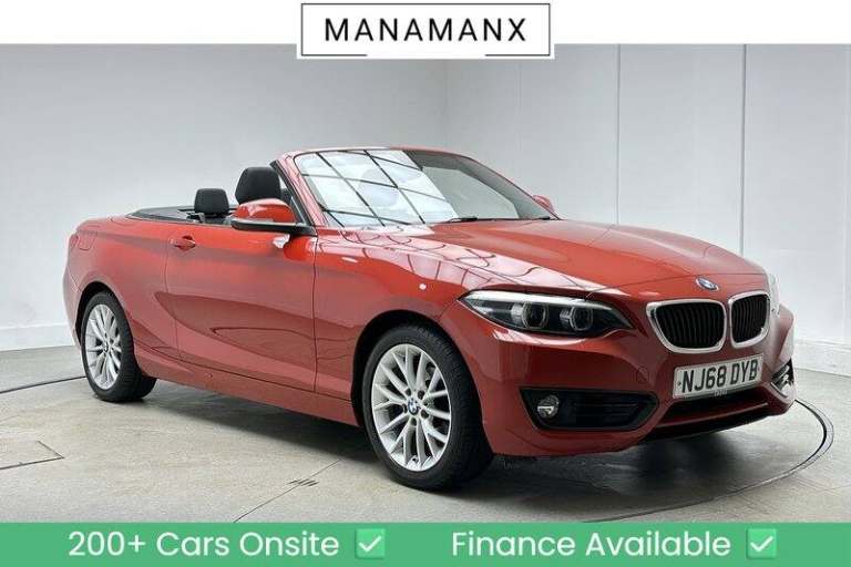 2018 BMW 2 Series 218i SE Convertible Petrol Manual