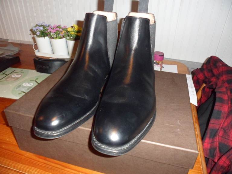 CHURCH GENTS AMBERLEY CHELSEA BOOTS SIZE 9.5 F BRAND NEW .