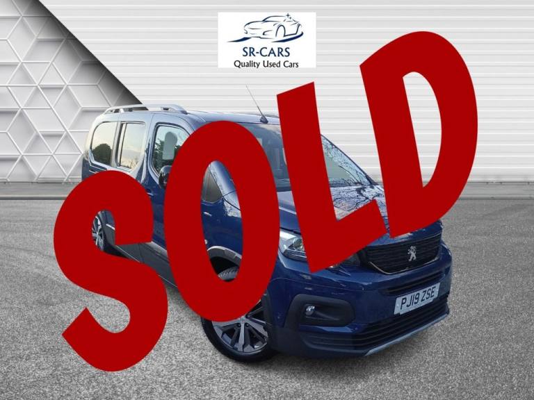 2019 19 PEUGEOT RIFTER 1.2 PURETECH GT LINE LONG MPV 5DR PETROL MANUAL EURO 6 (S